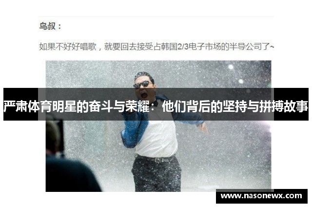 严肃体育明星的奋斗与荣耀：他们背后的坚持与拼搏故事